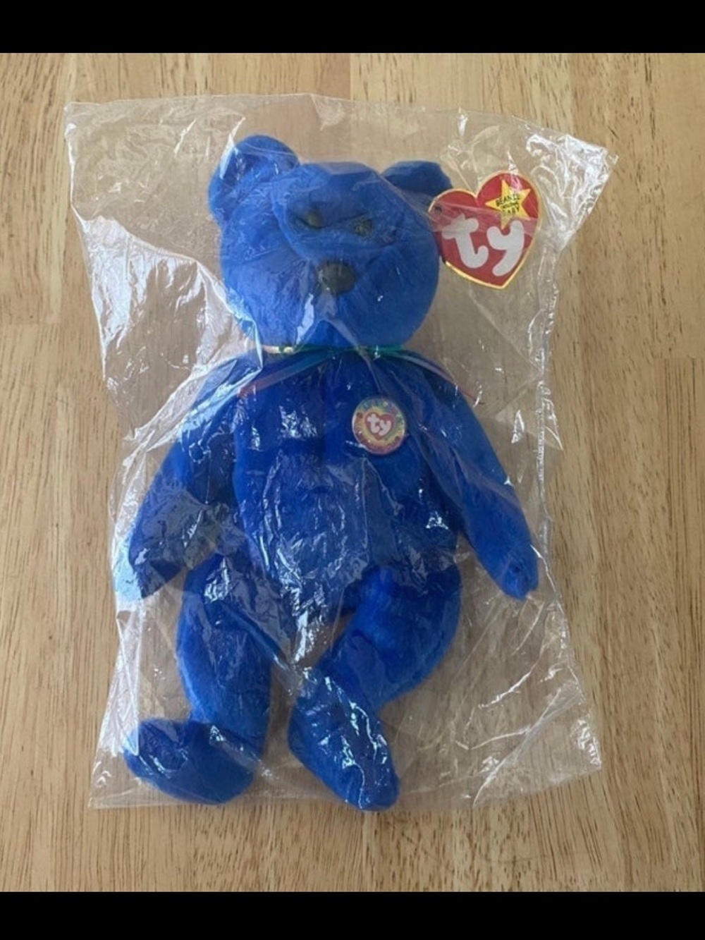 Ty Beanie Baby Bear ~ Clubby